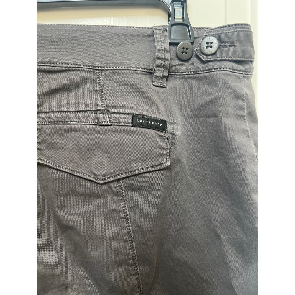Sanctuary Standard Surplus Womens Gray Cargo Jogger Pants Size 30 - Picture 7 of 8